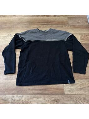 Vtg Point Zero Y2K Waffle Knit Thermal Shirt XL
